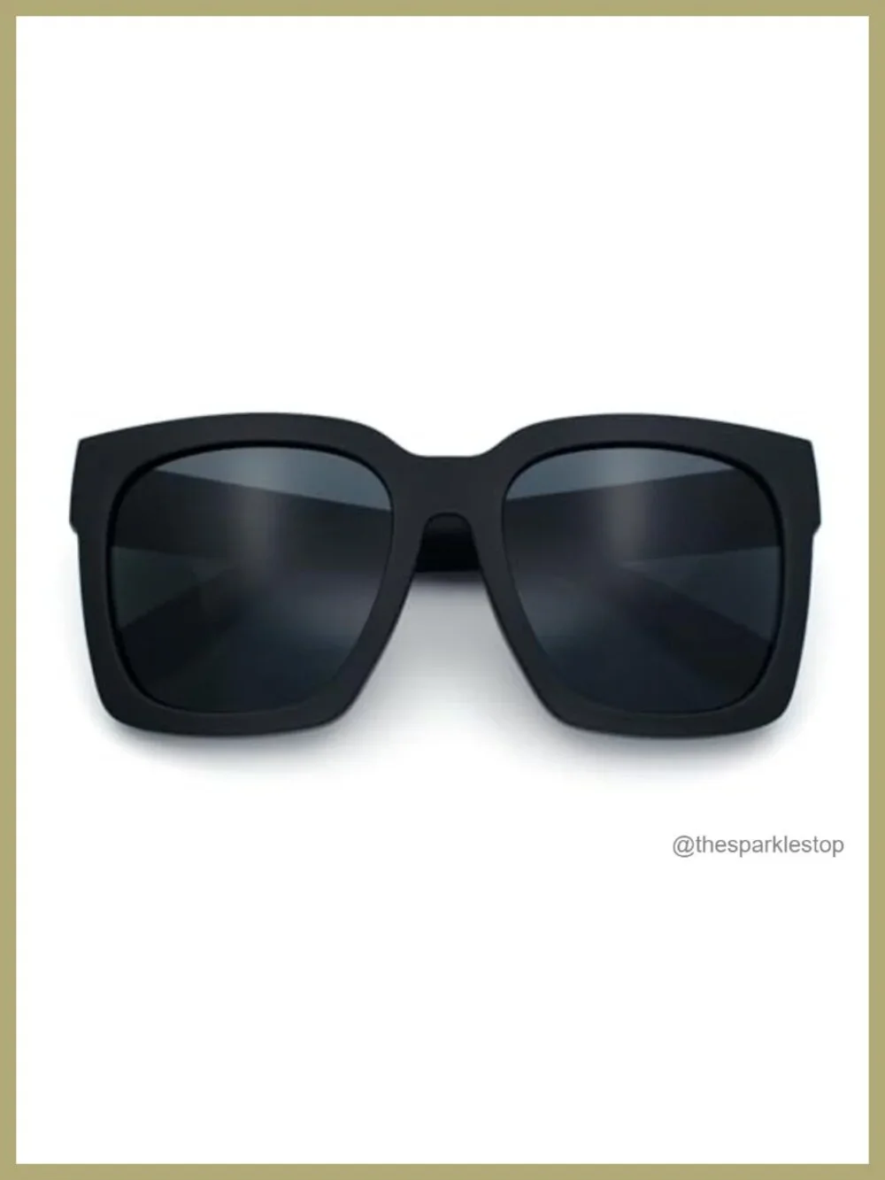 Oversized Rectangular Sunglasses for Women UV400 Protection